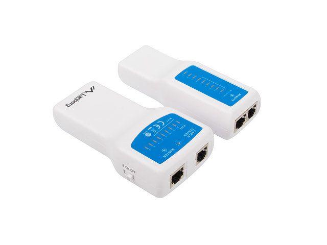 Testador de Cabos de Rede LANBERG NT-0402 (Azul e Branco)