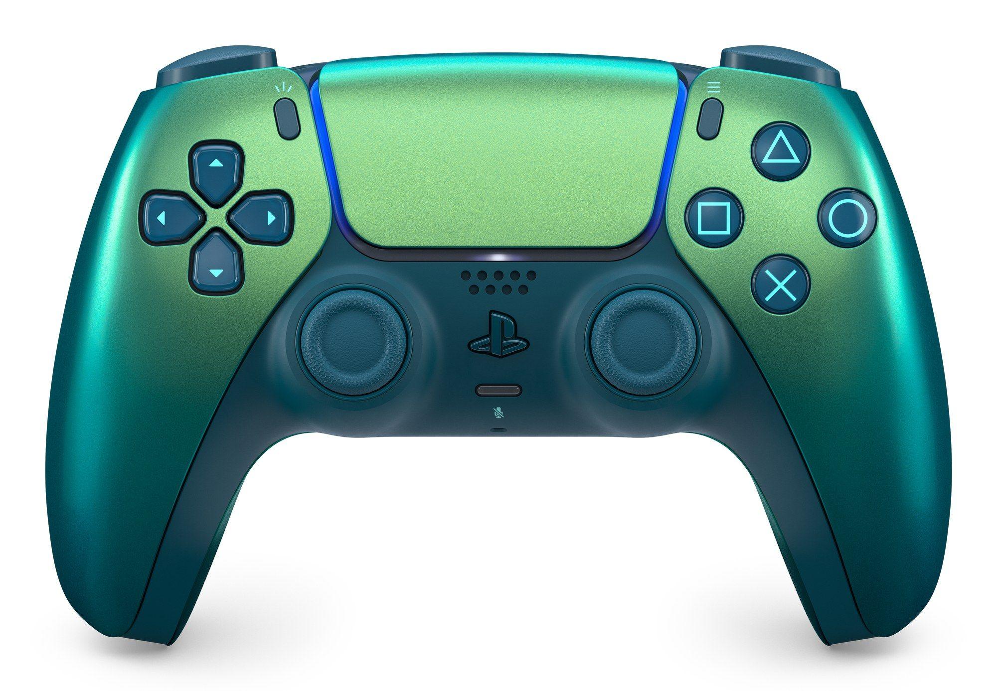 Comando SONY DualSense V3 CFI-ZCT2W (Bluetooth/USB - Com fios e sem fios - Verde-azulado)