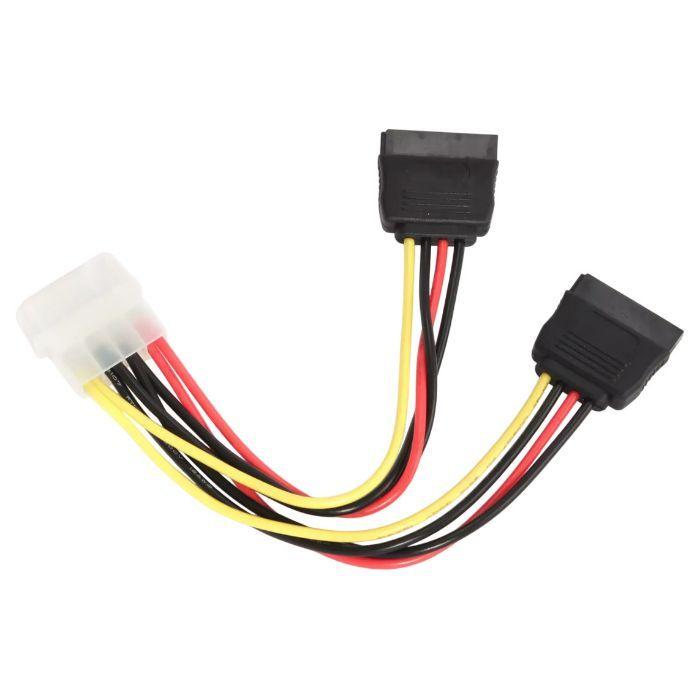 Cabo de Alimentação GEMBIRD CC-SATA-PSY (Molex 4 pinos para 2x SATA - 15 cm) — miniatura 3