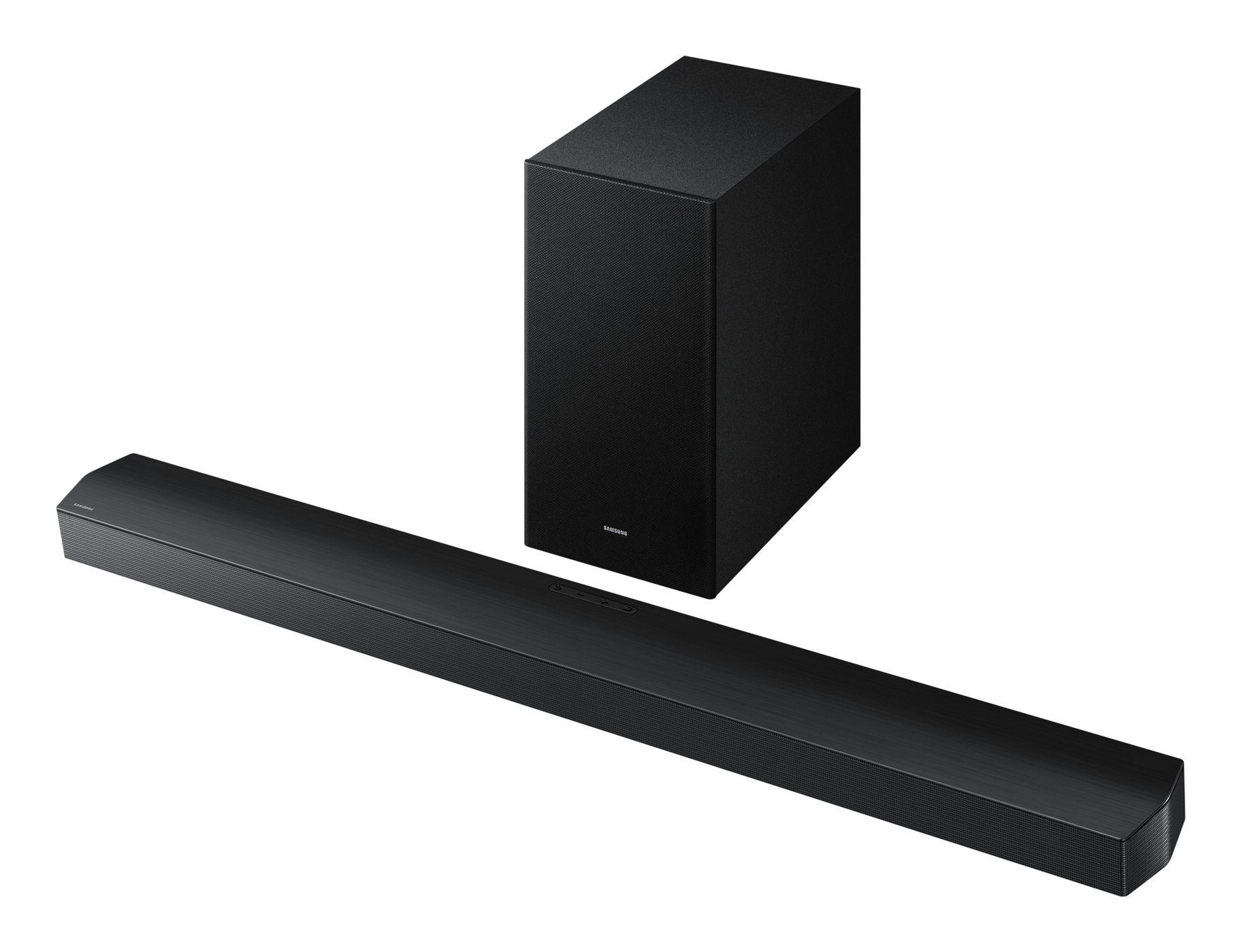 Barra de Som SAMSUNG HW-B750F (400 W - Com fios e sem fios - Preto)