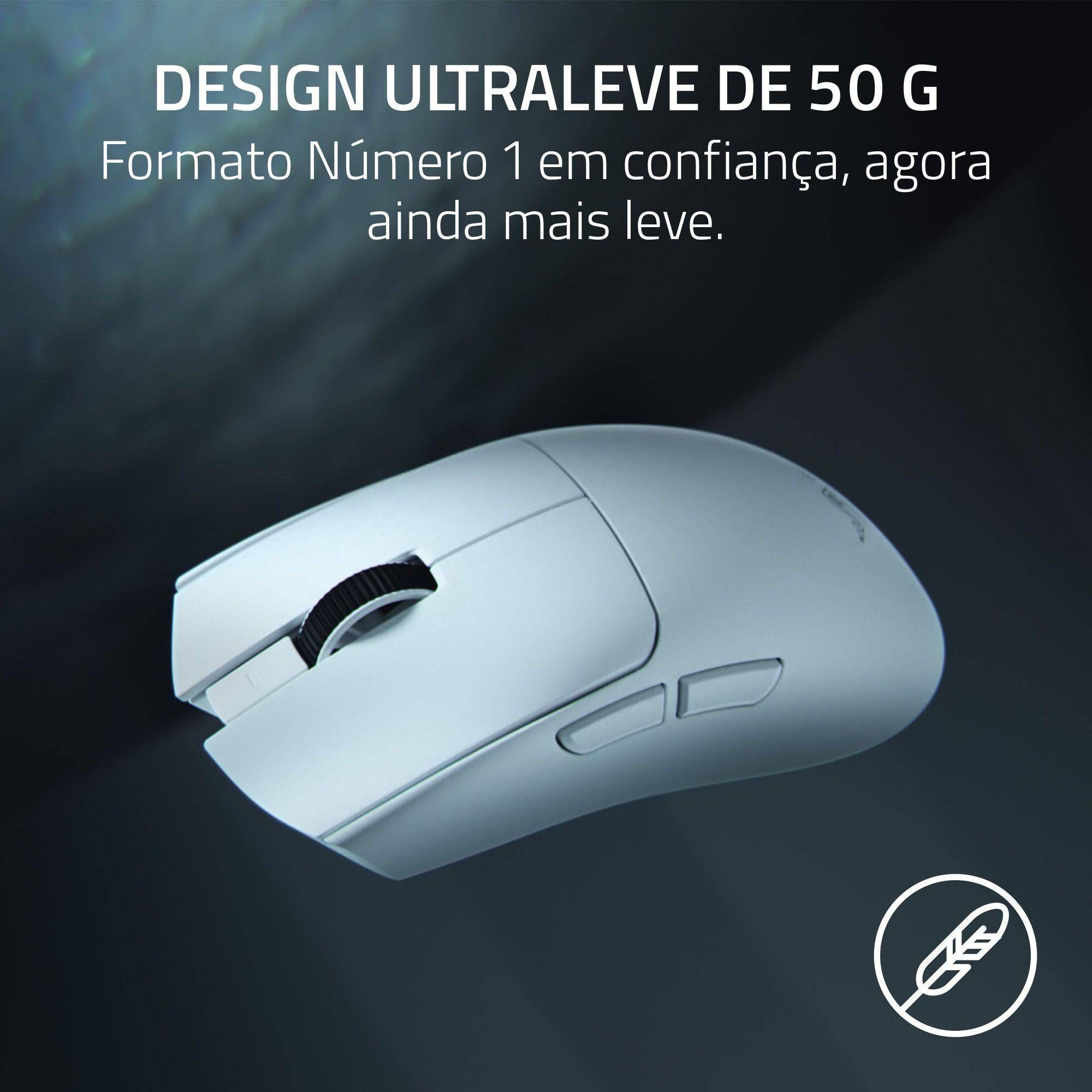Rato RAZER Viper V4 Pro (Simétrico para destros - 50000 DPI - 750 ips - Branco) — miniatura 3