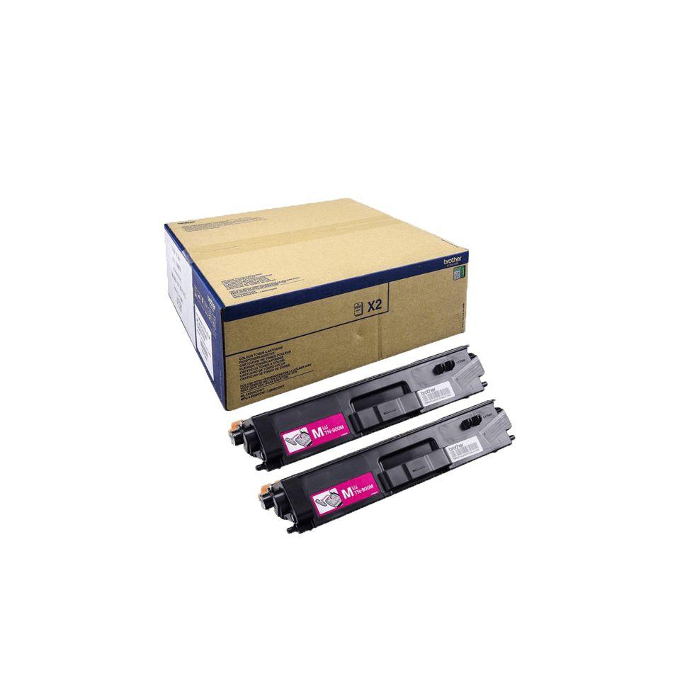 Toner BROTHER TN-900M Twin (12 000 páginas - Magenta)