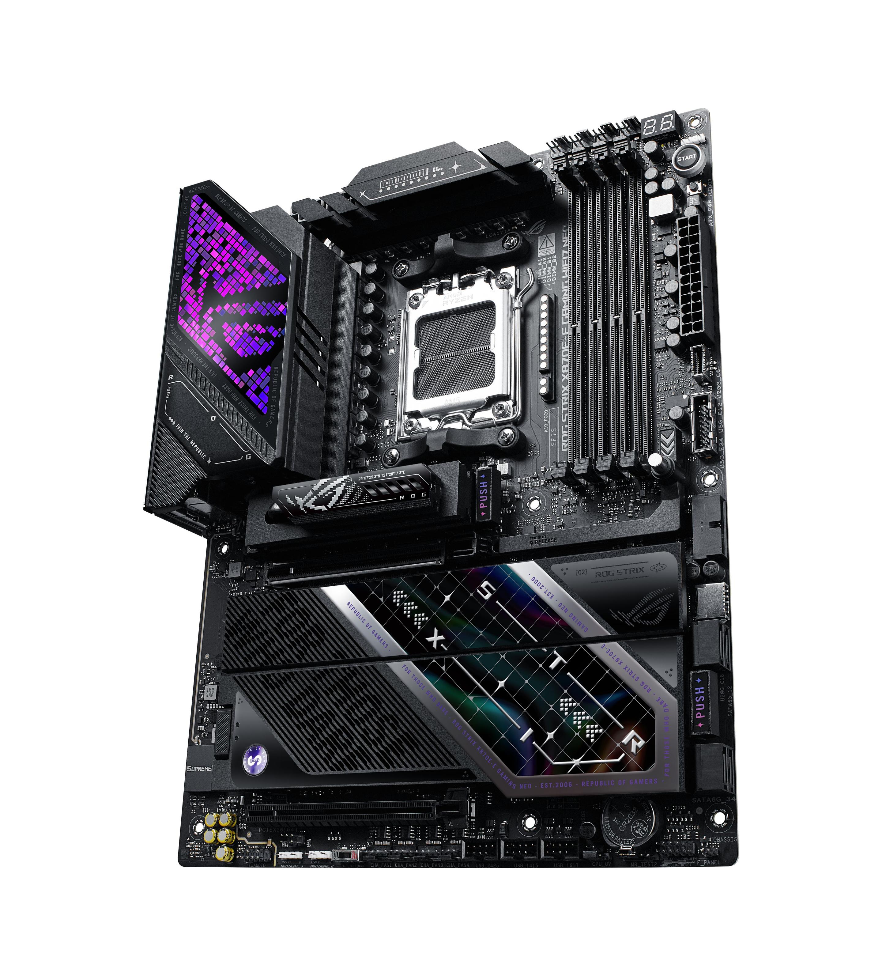 Motherboard ASUS ROG STRIX X870E-E GAMING WIFI7 NEO (AM5 - ATX - Duplo canal - Preto), miniatura 4
