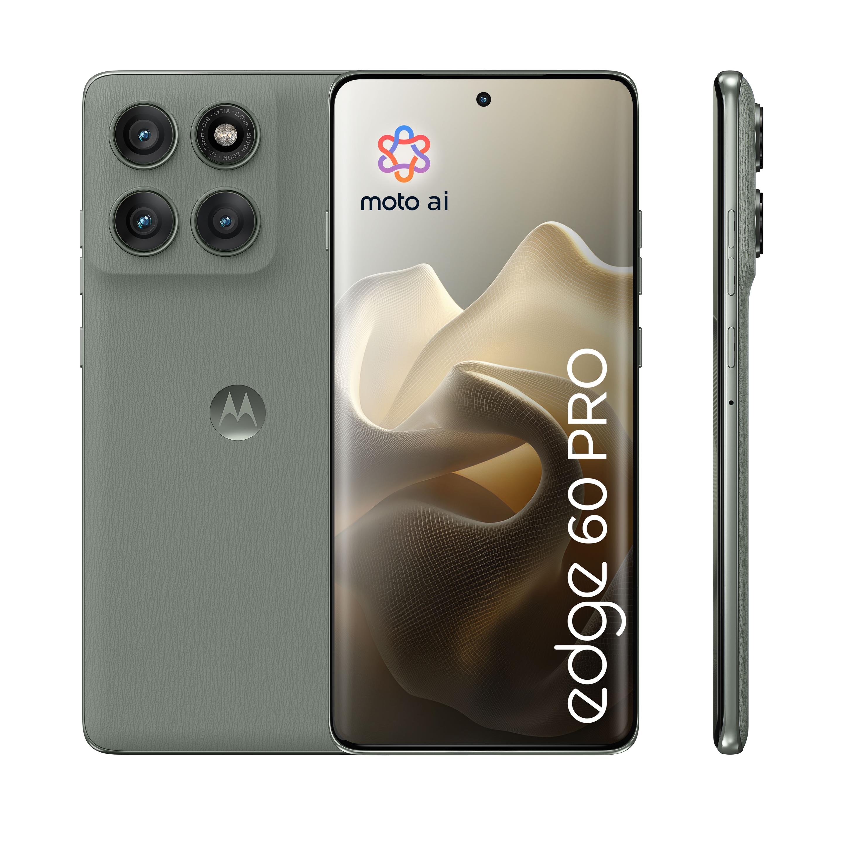 Smartphone MOTOROLA moto edge 60 pro 5G (12GB/512GB - 6,67" - Verde Shadow) — miniatura 3