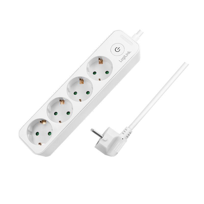 Extensão Elétrica LOGILINK LPS245 (1,5 m - Tipo F - Branco)