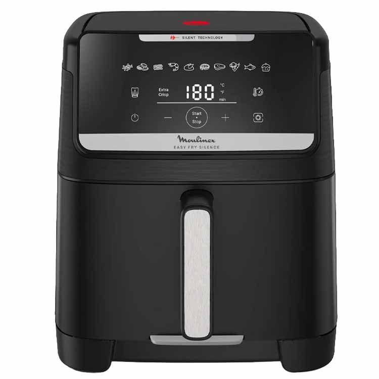 Fritadeira a Ar Independente MOULINEX Easy Fry Silence EZ8428F0 (1800 W - 220 °C - 40 °C - Preto), miniatura 2
