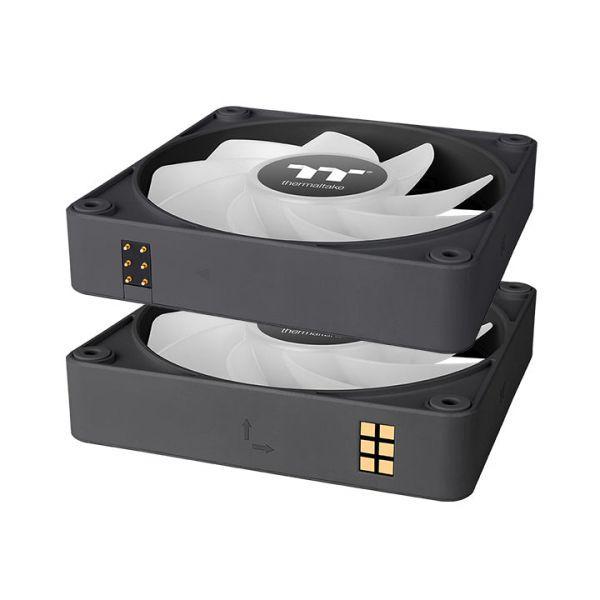 Conjunto de Ventoinhas THERMALTAKE CT120 EX Reverse ARGB Sync (Multicolor - Preto) — miniatura 4