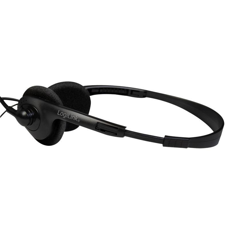 Headset LOGILINK HS0052 (Binaural - Com fios - Circum-aural - Preto), miniatura 5