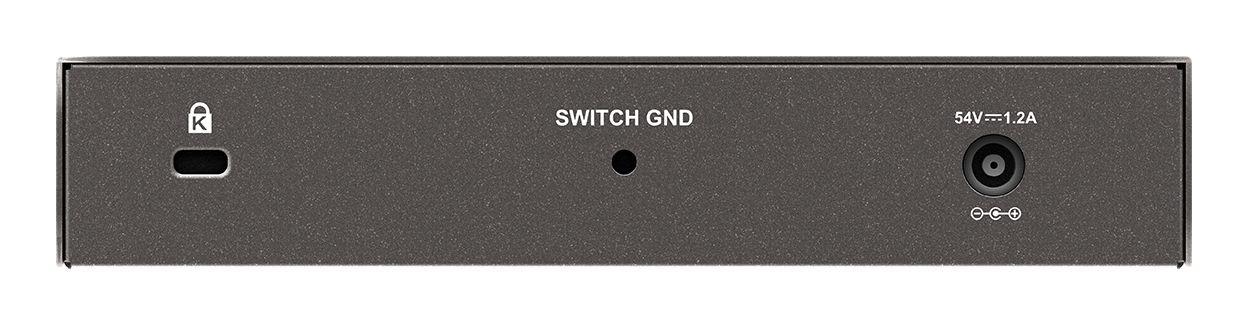 Switch D-LINK DGS-1008P/E (Gigabit Ethernet - 0,256 MB - 16 Gbit/s - Preto) — miniatura 3