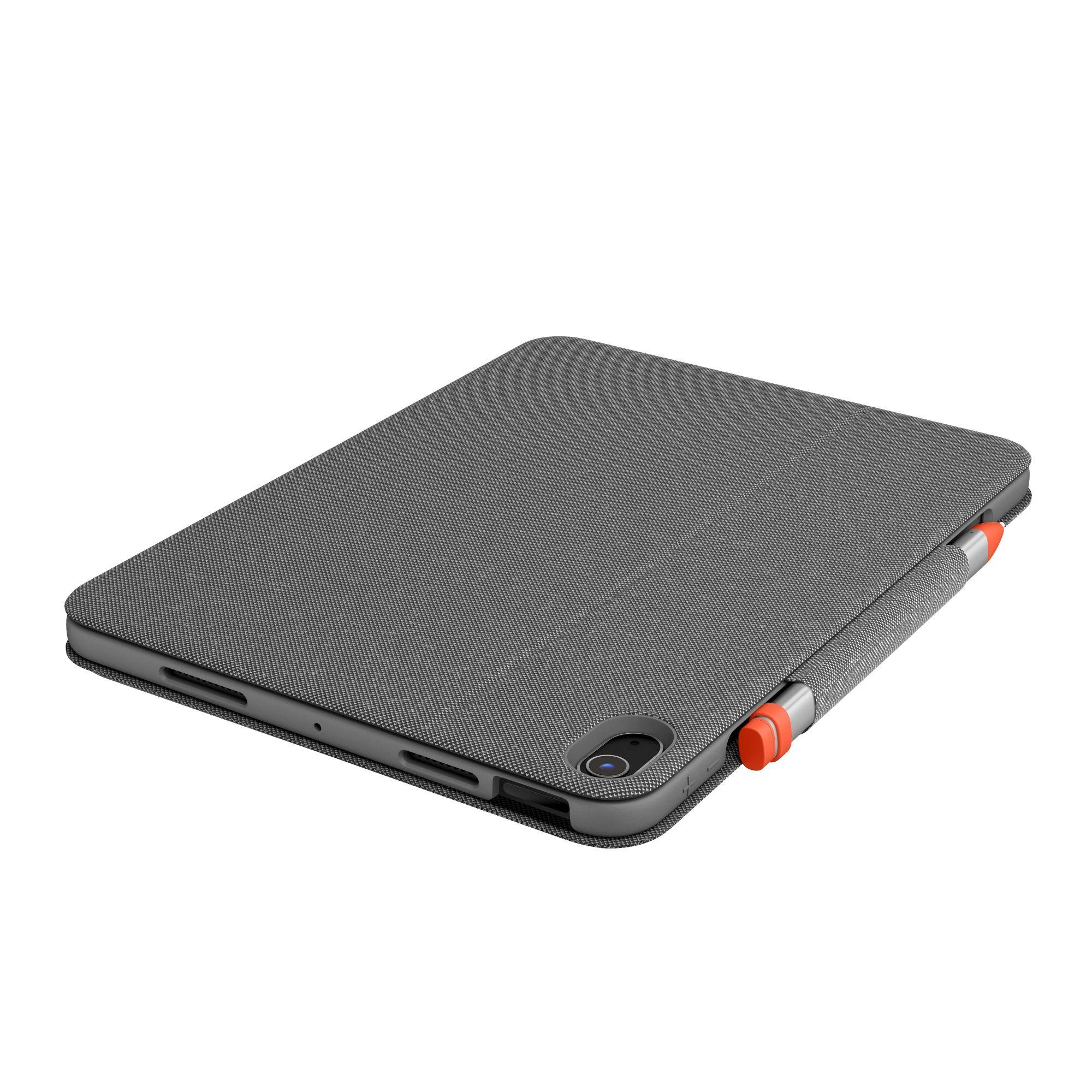 Teclado LOGITECH Folio Touch (Francês - Smart Connector - Sem fios - Cinzento), miniatura 2