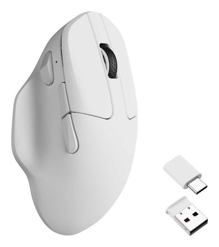 Rato KEYCHRON M7-A24 (Ambidestro - 30000 DPI - Ótico - Branco)
