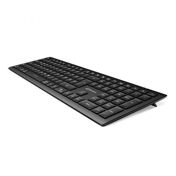 Teclado SHARKOON OfficePal K30W (Alemão - Teclas tesoura - USB - Preto), miniatura 3