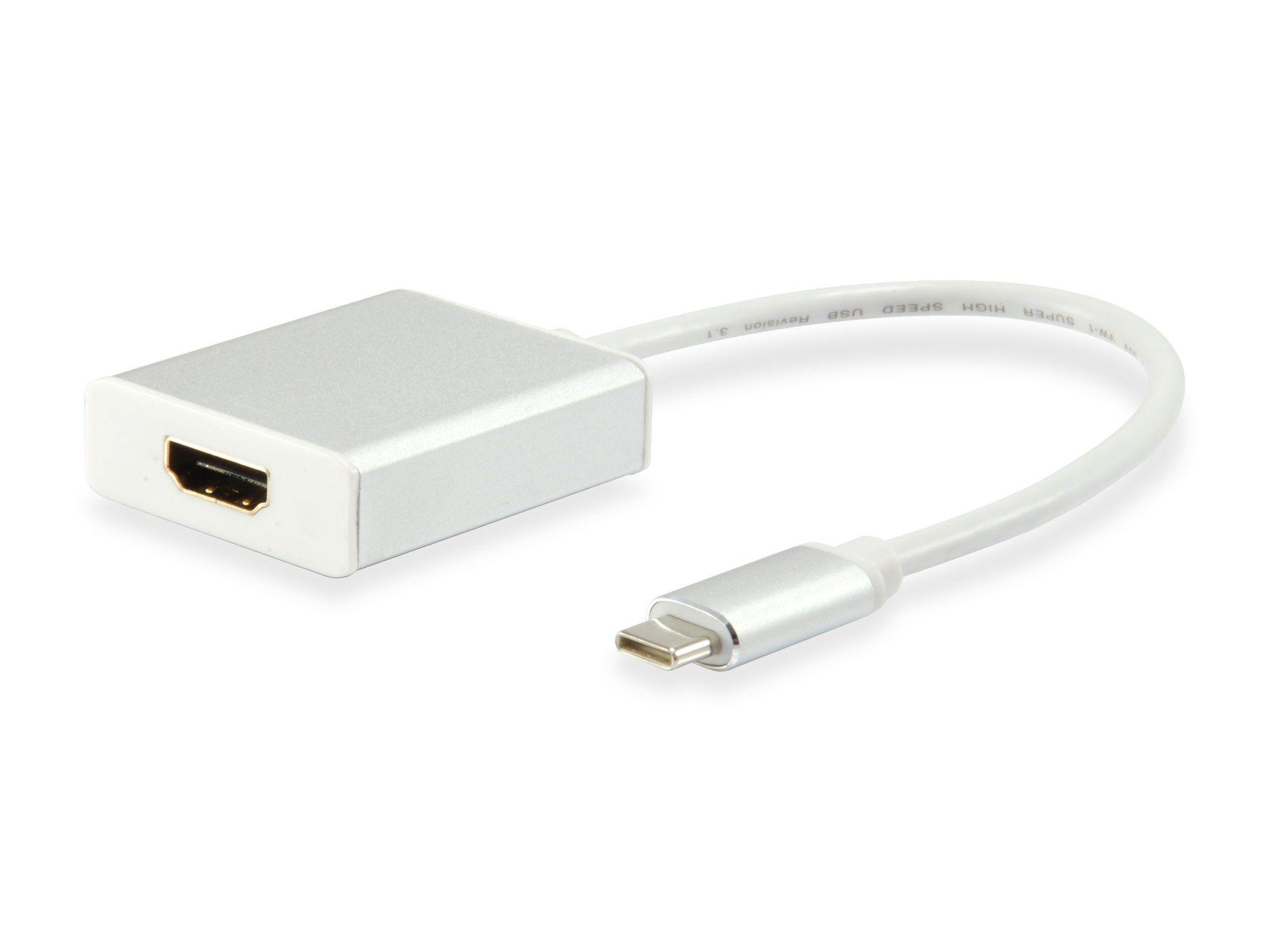 Adaptador USB-C para HDMI EQUIP 133452 (15 cm - Branco)