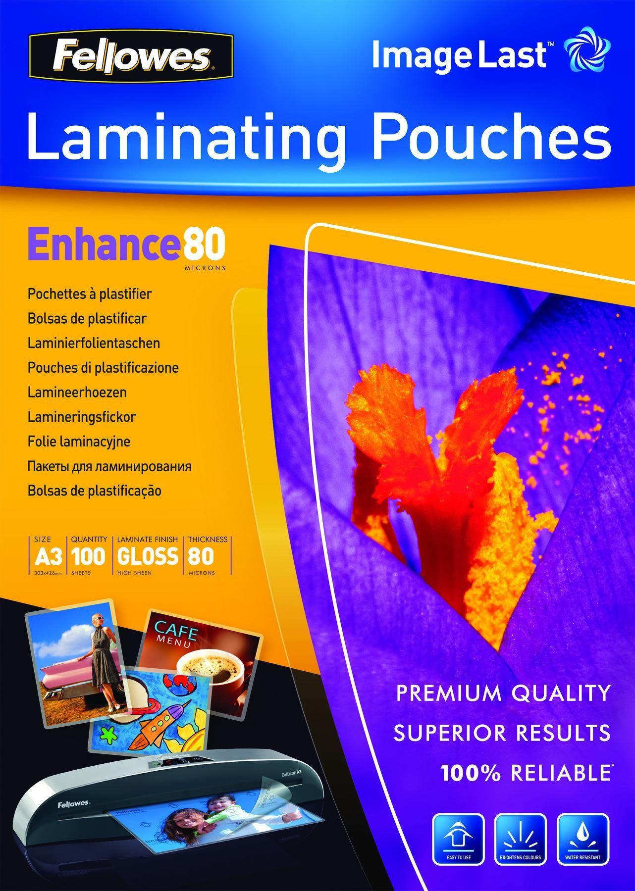 Bolsas de Plastificação FELLOWES 5306207 (Plástico - Transparente) — miniatura 3