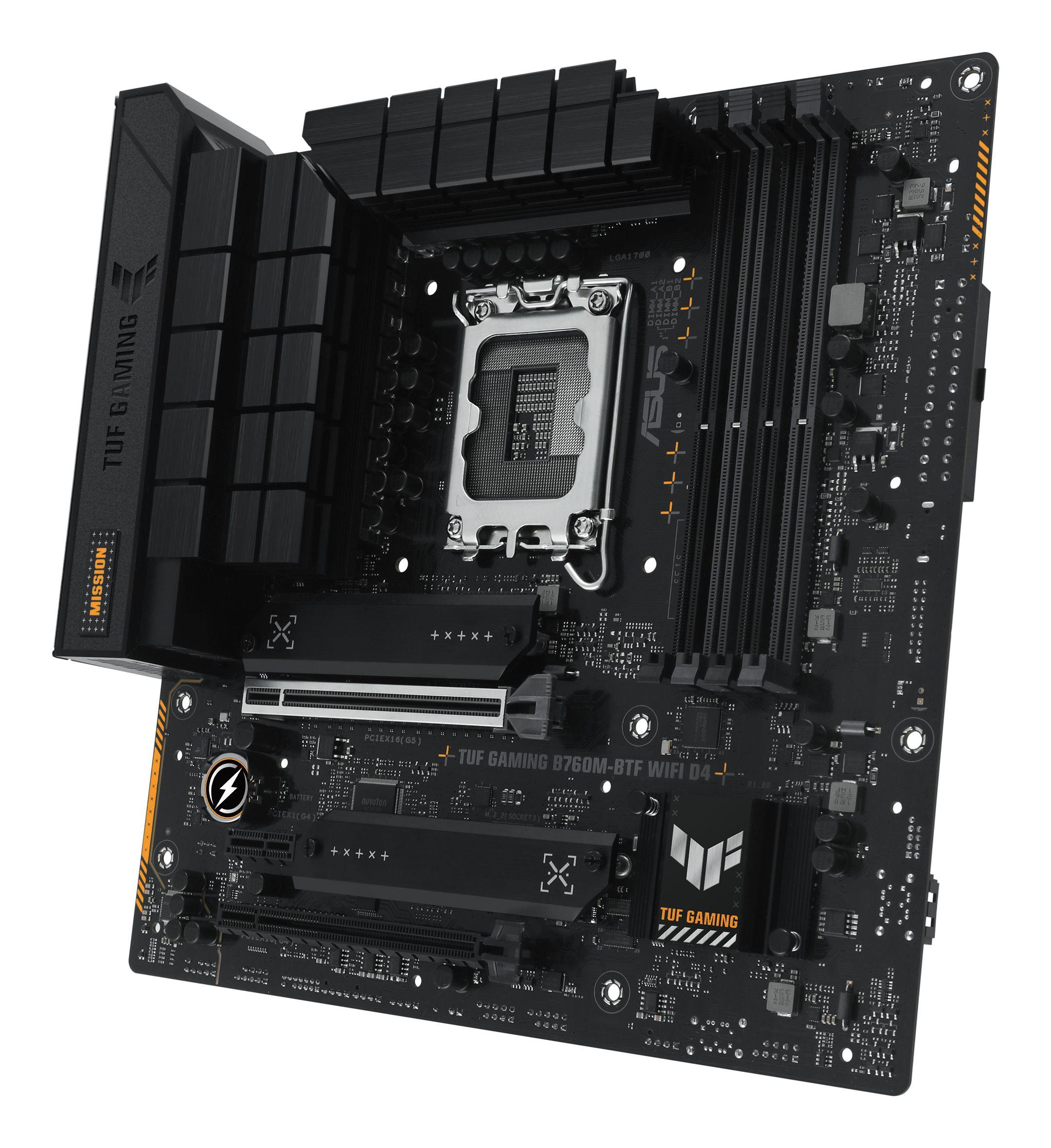 Motherboard ASUS TUF GAMING B760M-BTF WIFI D4 (LGA 1700 - micro ATX - Duplo canal), miniatura 5