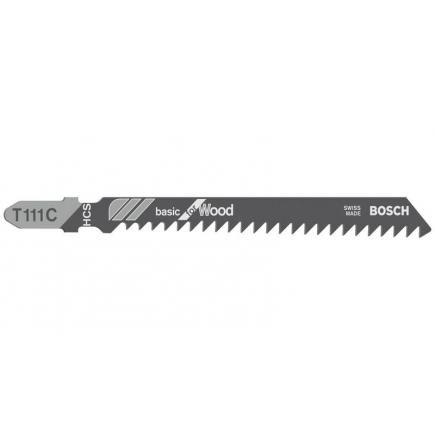 Lâmina de Serra Vertical BOSCH T 111 C (Basic para Madeira - 3 unidades), miniatura 2