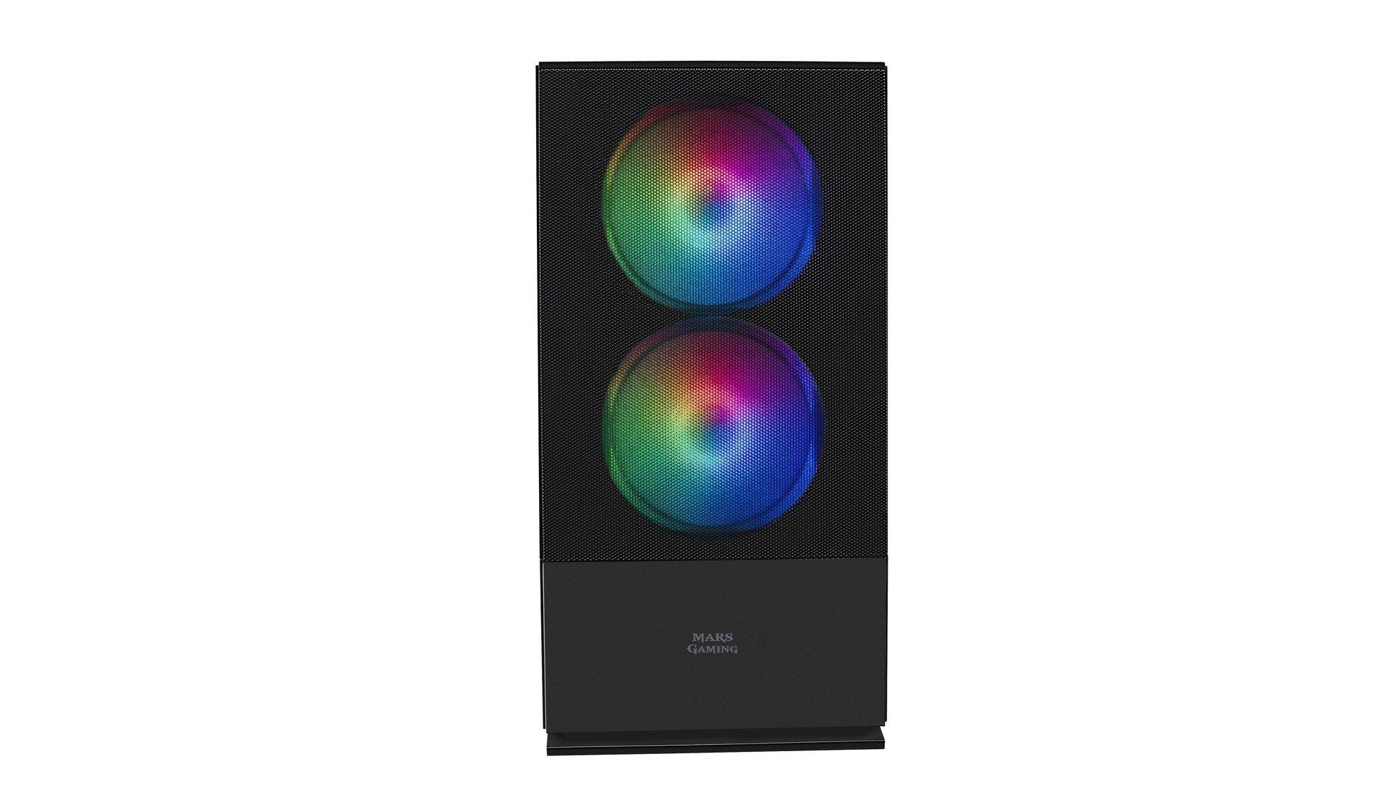 Caixa de Computador MARS GAMING MCZ (Micro ATX, Mini-ITX - Mini Tower - RGB FRGB - Preto) — miniatura 3
