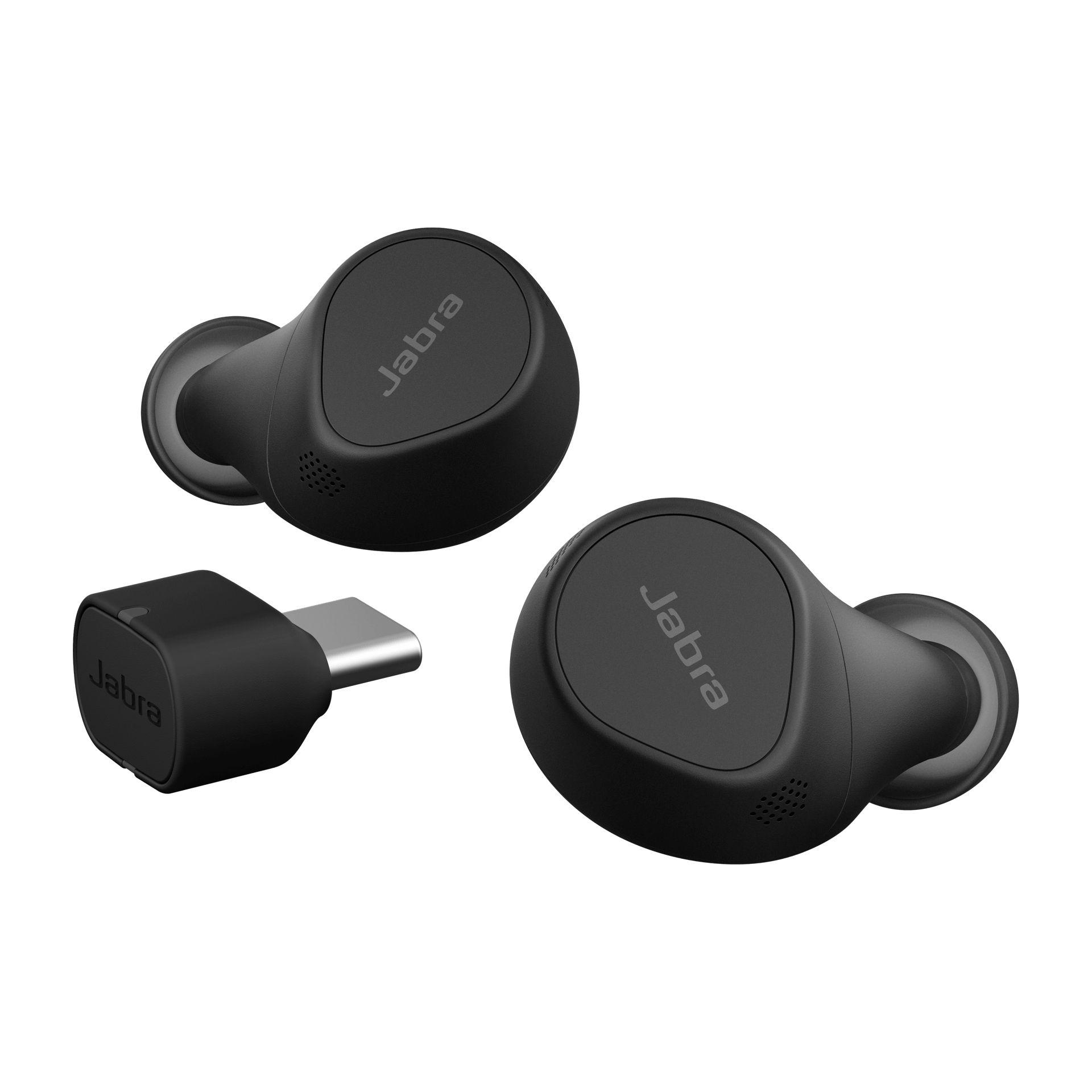 Auriculares JABRA Evolve2 Buds USB-C MS (Binaural - Sem fios - Intra-aural - Preto) — miniatura 2