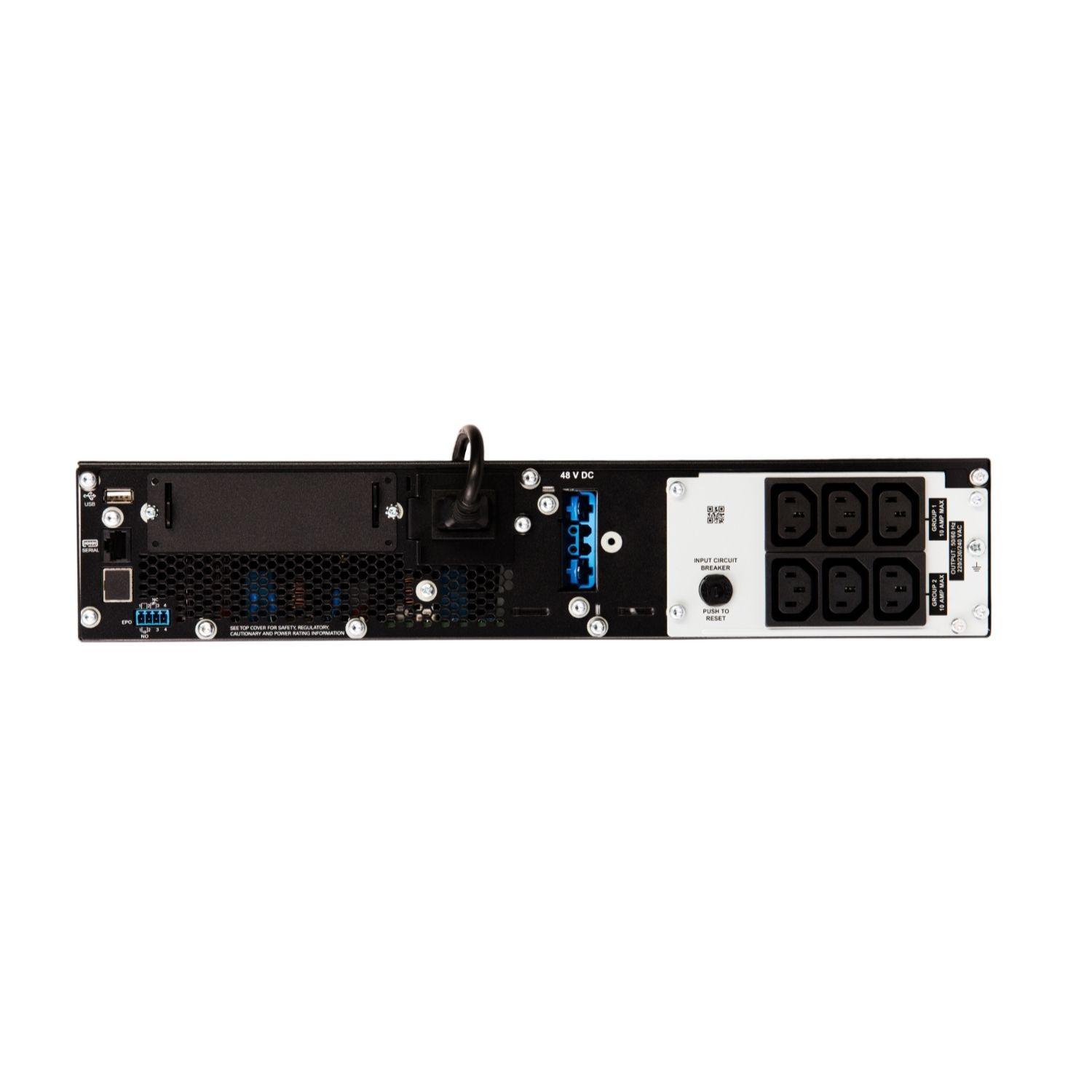 UPS Online APC SRT1500RMXLI (Acoplador C13 - Preto) — miniatura 8