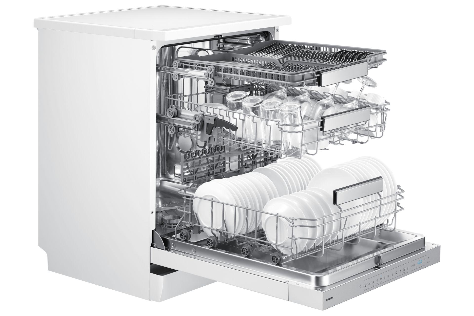 Máquina de Lavar Loiça Independente SAMSUNG DW70H73YCFVU1 (Largura 60 cm - 14 talheres - B - Inox), miniatura 6