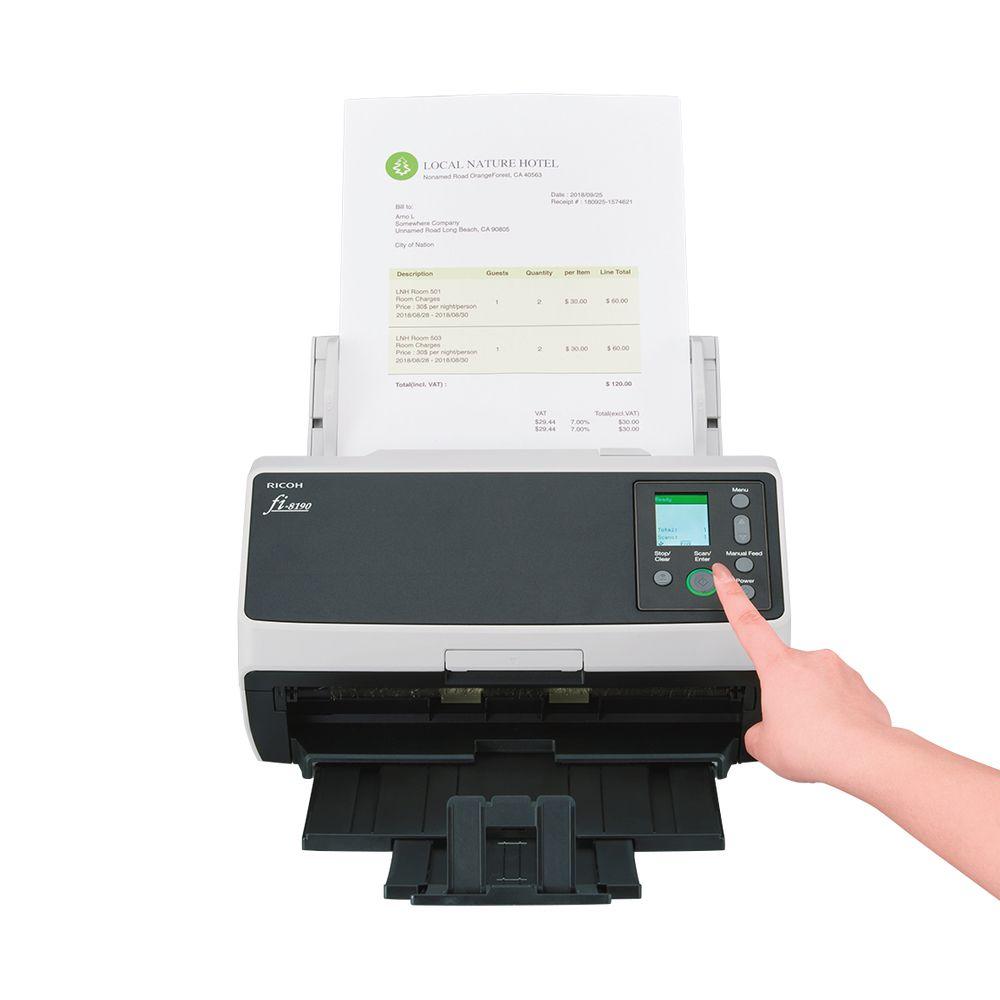 Scanner de Documentos FUJITSU fi-8190 (3.2 Gen 1 - Preto e Cinzento) — miniatura 7