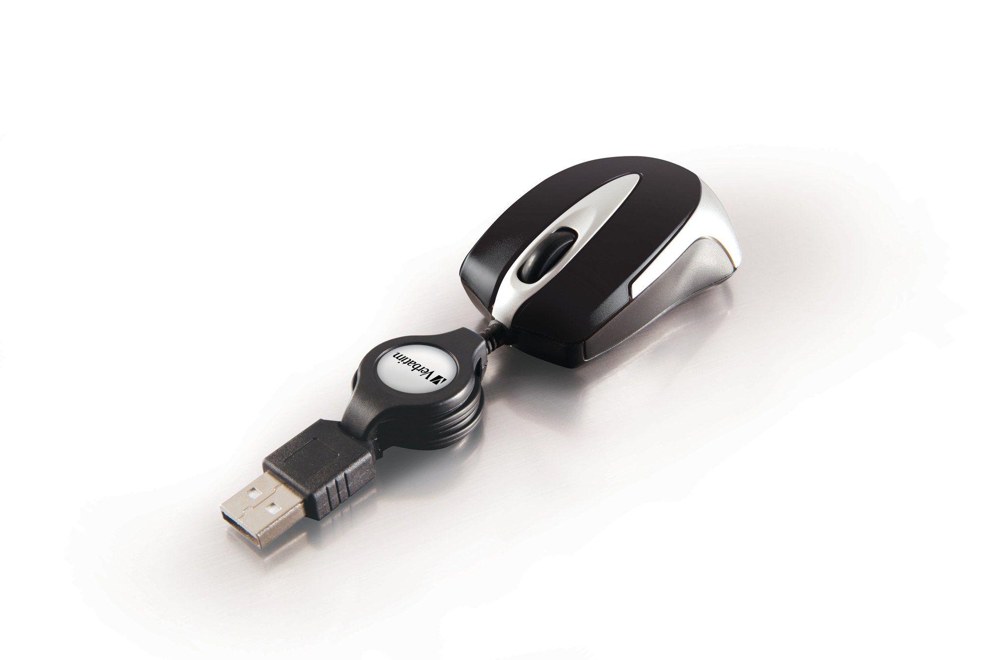 Rato VERBATIM Go Mini Travel Notebook 49020 (Ambidestro - 1000 DPI - Ótico - Preto) — miniatura 3