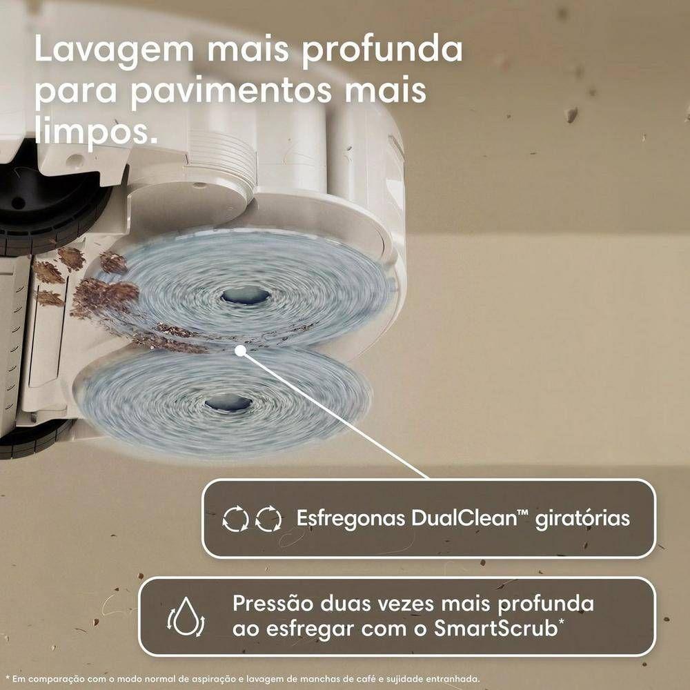 Robot Aspirador e Esfregona IROBOT Roomba Combo Plus 415 (20000 Pa - LiDAR - Altura 8,35 cm - Branco) — miniatura 4