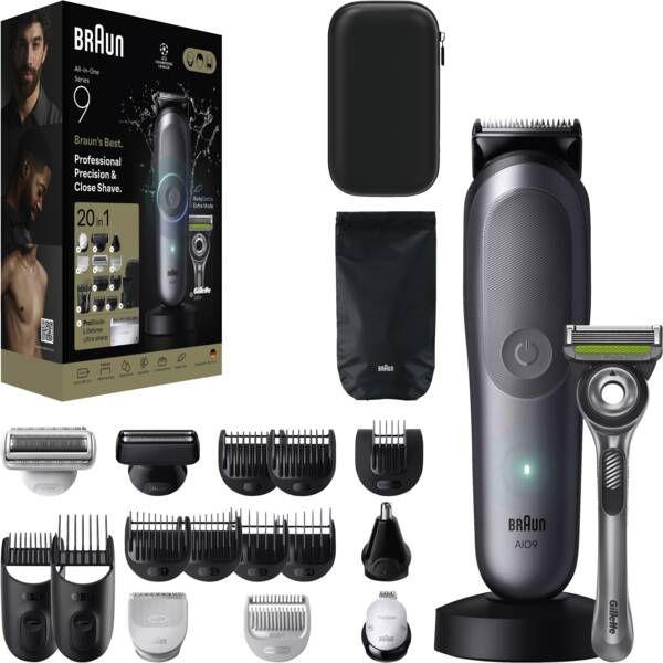 Aparador de Corpo e Barba BRAUN Series 9 AIO9540 (Prateado), miniatura 2