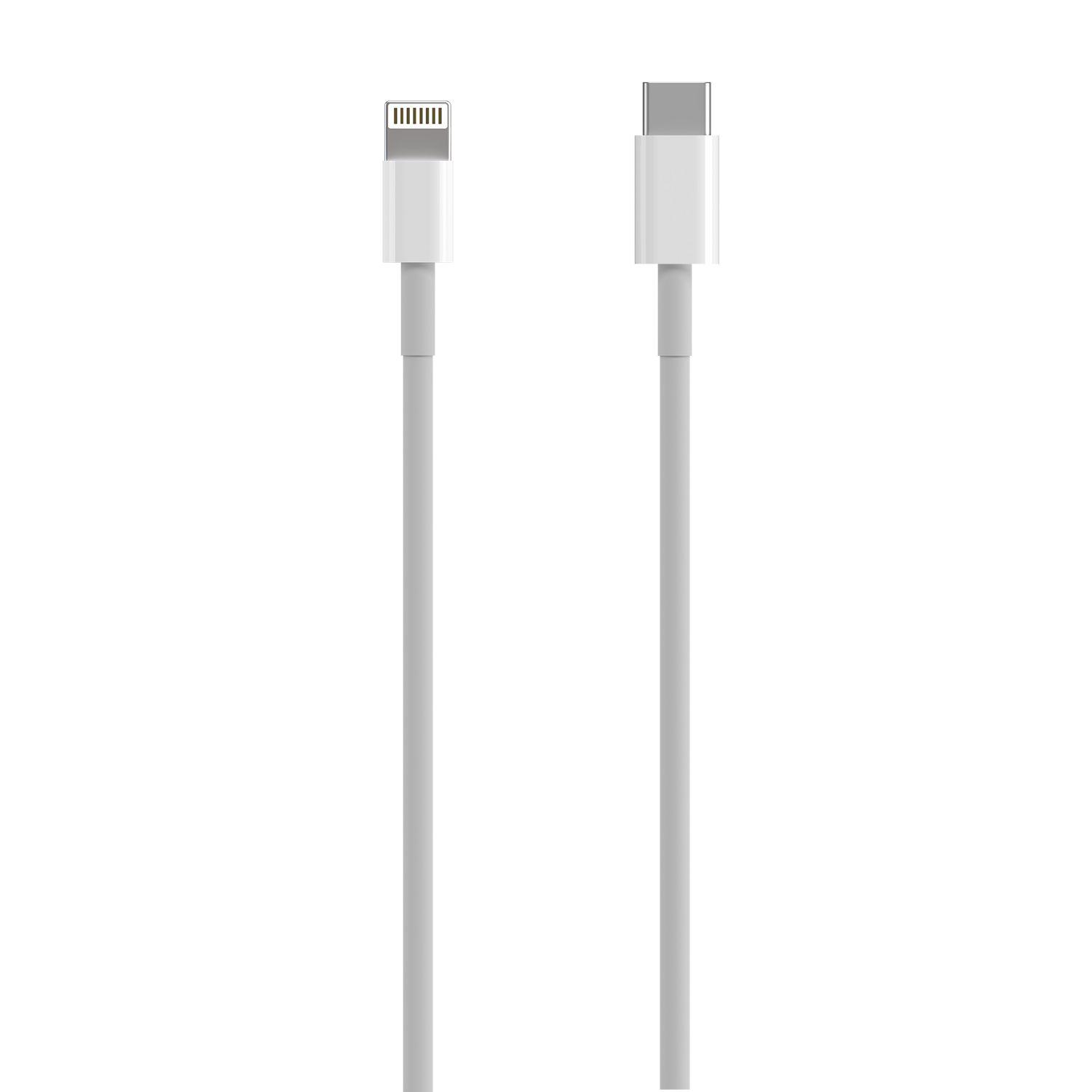 Cabo USB-C para Lightning AISENS A102-0543 (0,5 m - USB C - Branco)