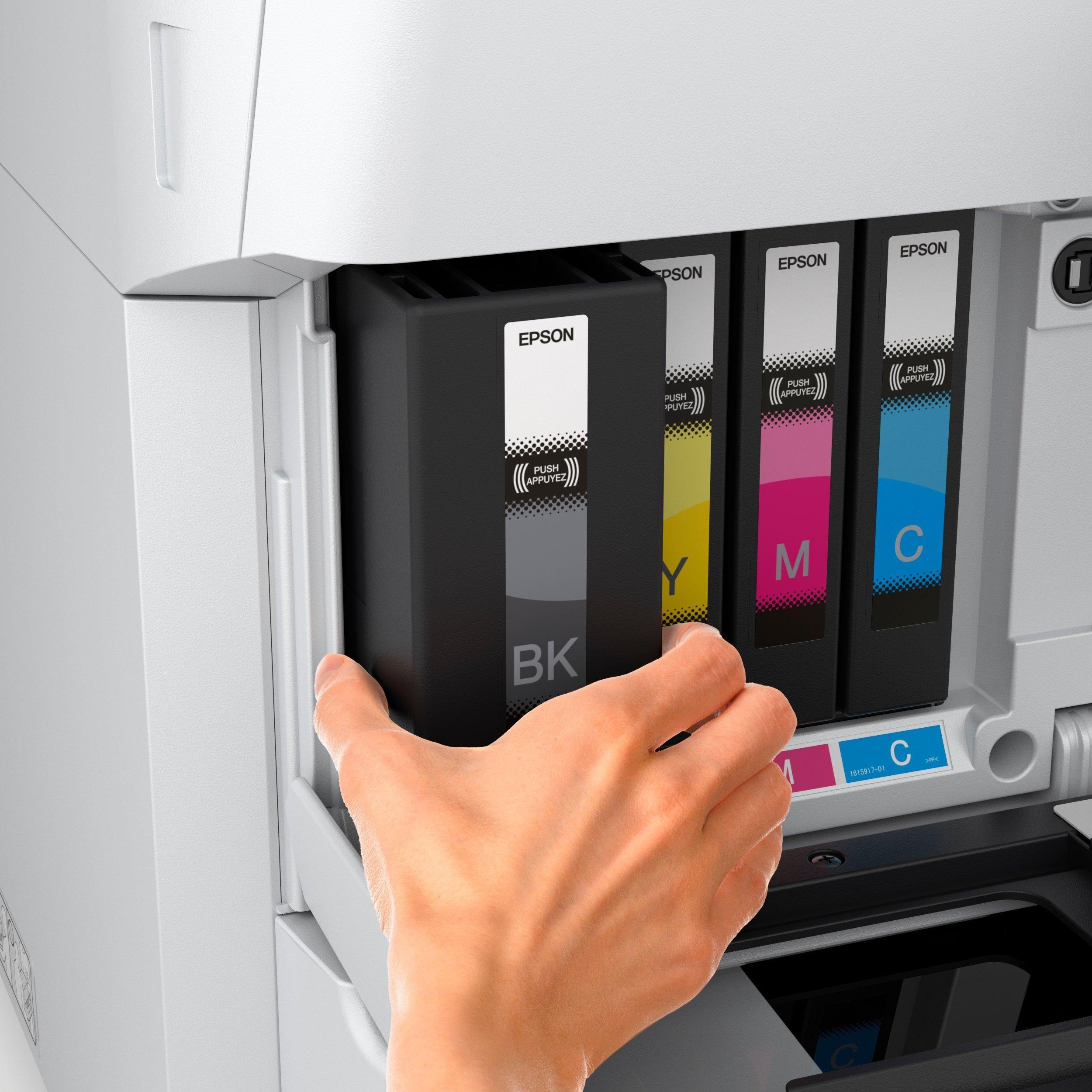 Impressora Multifunções Jato de Tinta EPSON WorkForce Pro EM-C7100DWF (A3 - Impressão a cores - 335 folhas - Branco), miniatura 3
