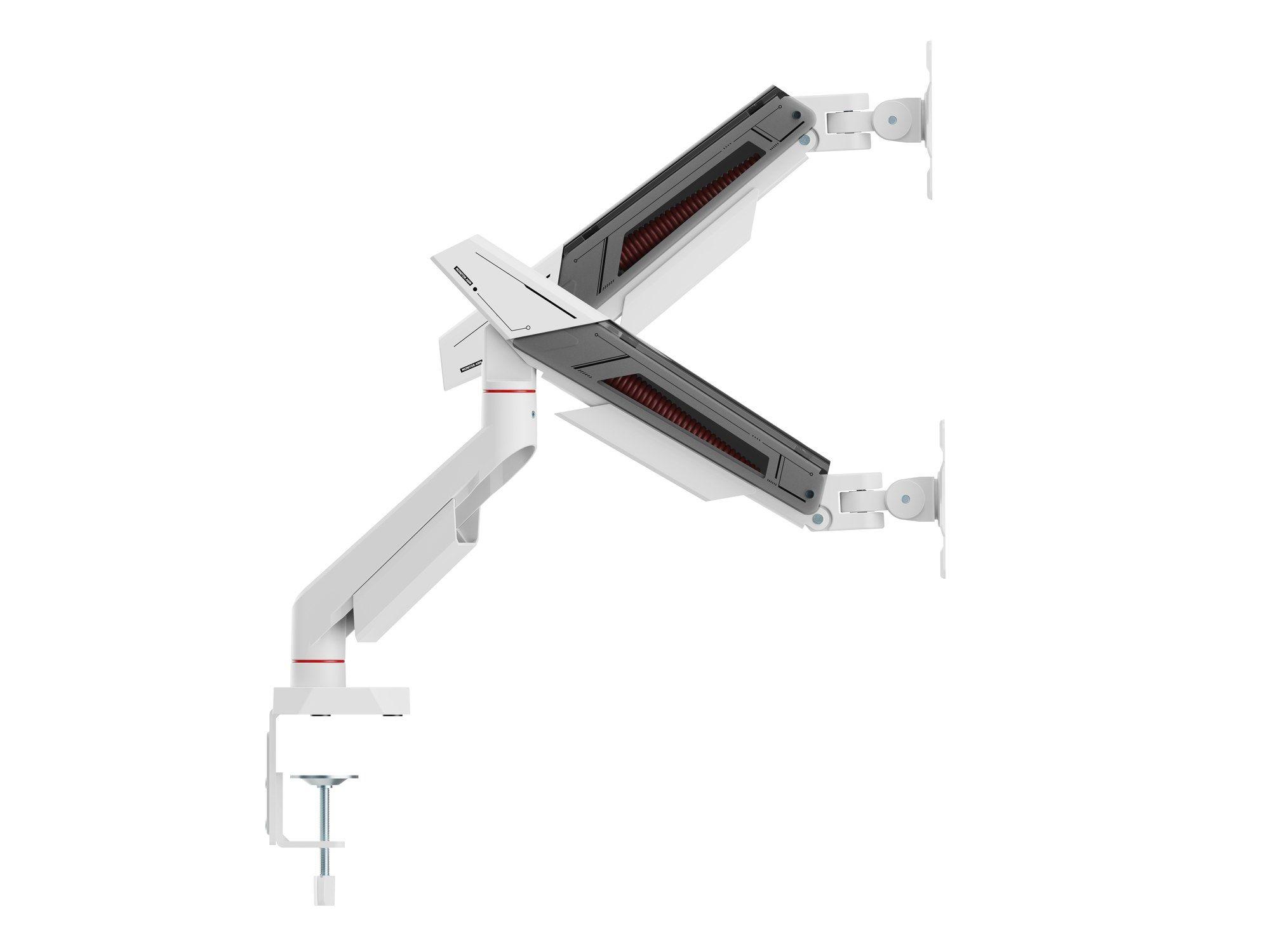 Suporte de Monitor de Secretária para 2 Monitores EQUIP 650191 (75 x 75 mm e 100 x 100 mm - 100 x 100 mm - 75 x 75 mm - Cinzento), miniatura 2