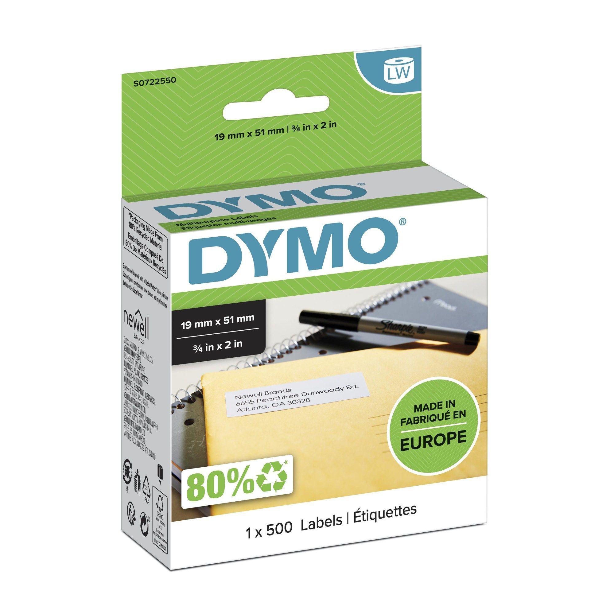 Etiquetas Adesivas para Impressora DYMO S0722550 (DYMO LabelWriter 400 - Branco)