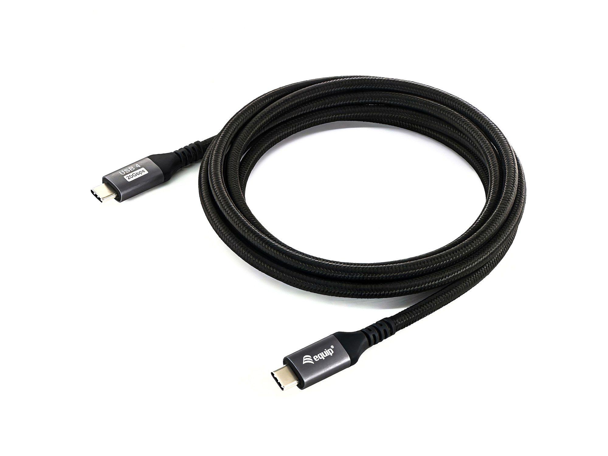 Cabo USB-C EQUIP 128382 (2 m - USB C - Preto)