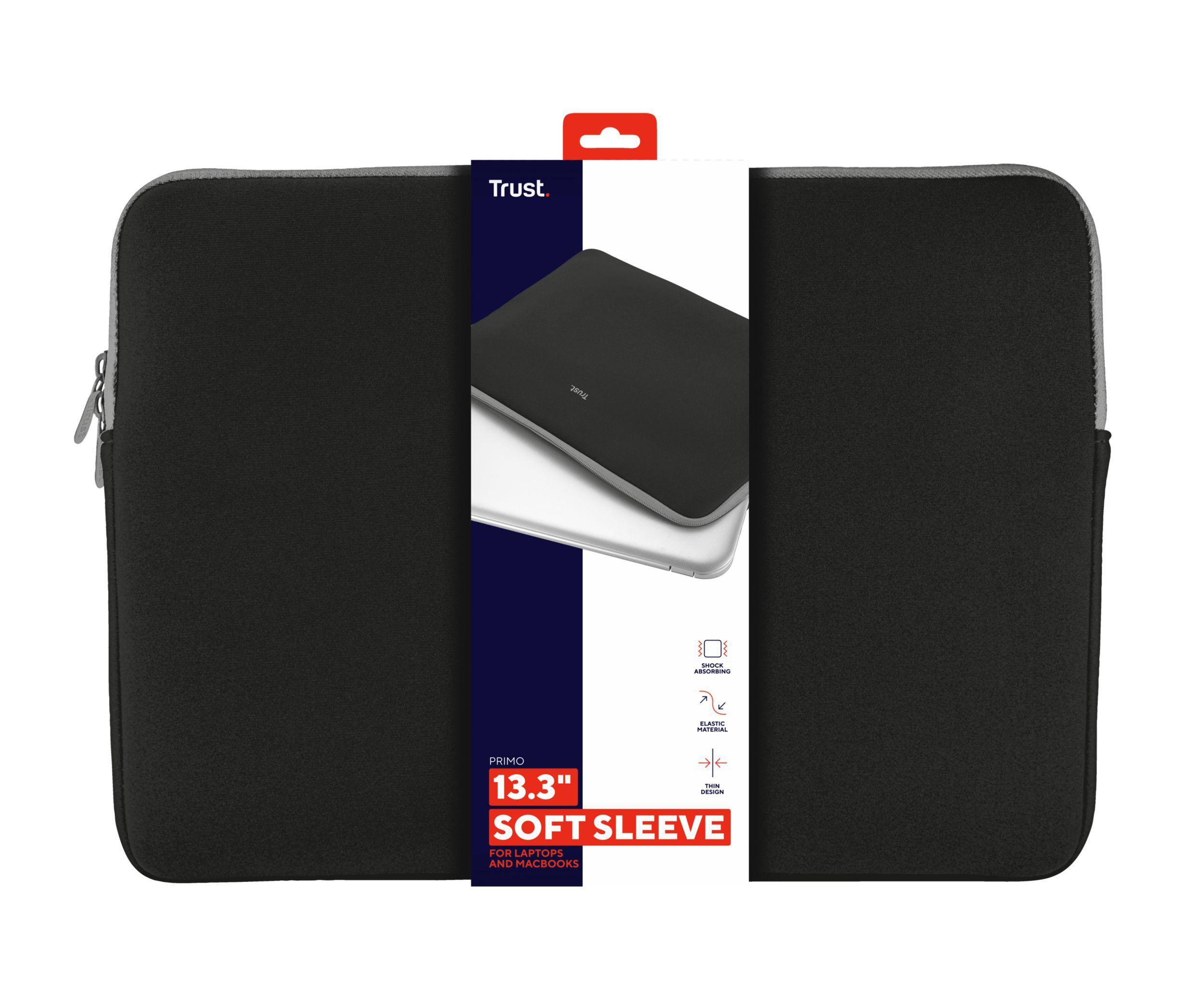 Bolsa para Portátil TRUST Primo Soft Sleeve 21251 (13,3" - Neopreno - 33,8 cm - Preto) — miniatura 5