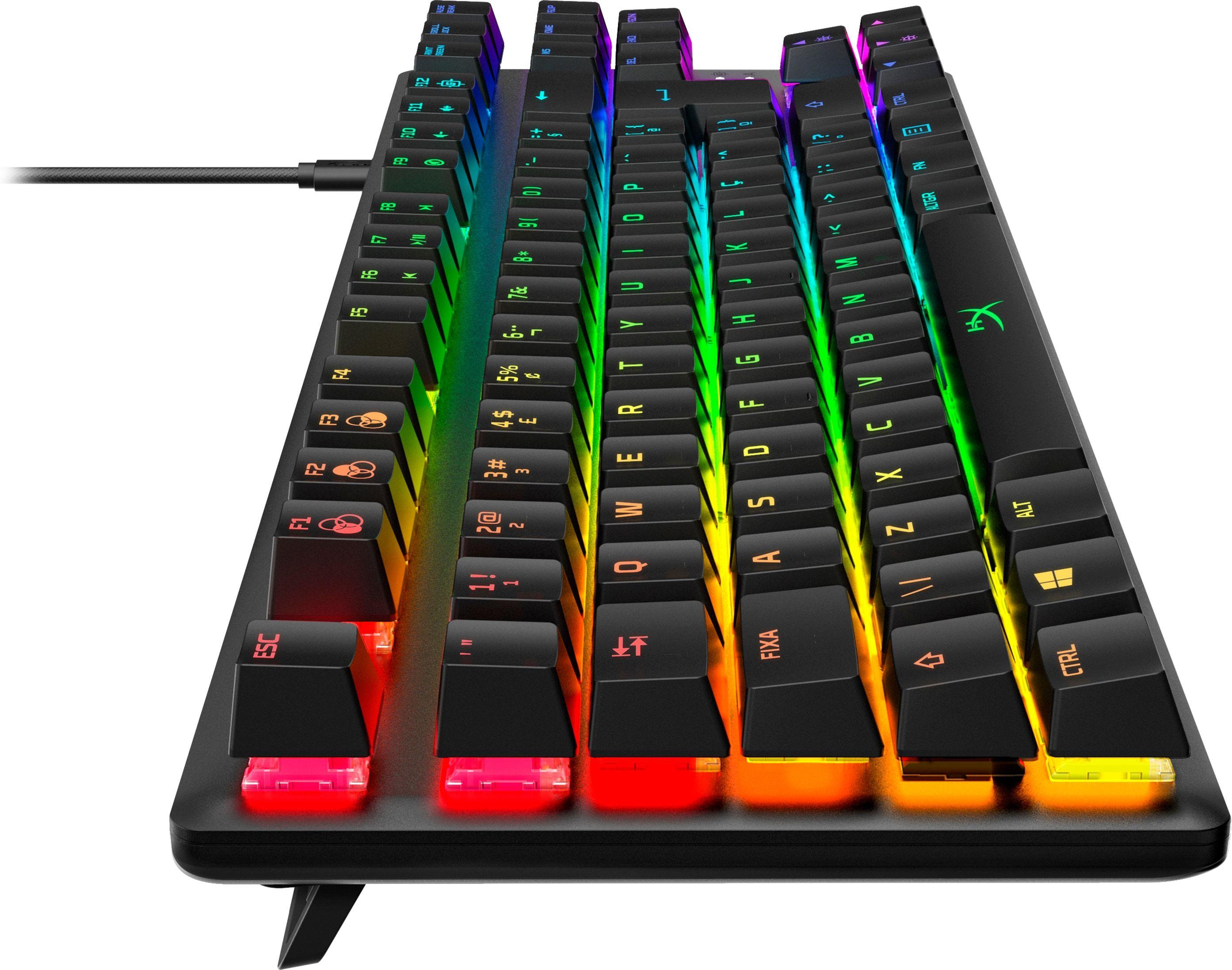 Teclado HYPERX Alloy Origins Core (Português - Mecânico, HyperX Red - USB - Preto) — miniatura 2