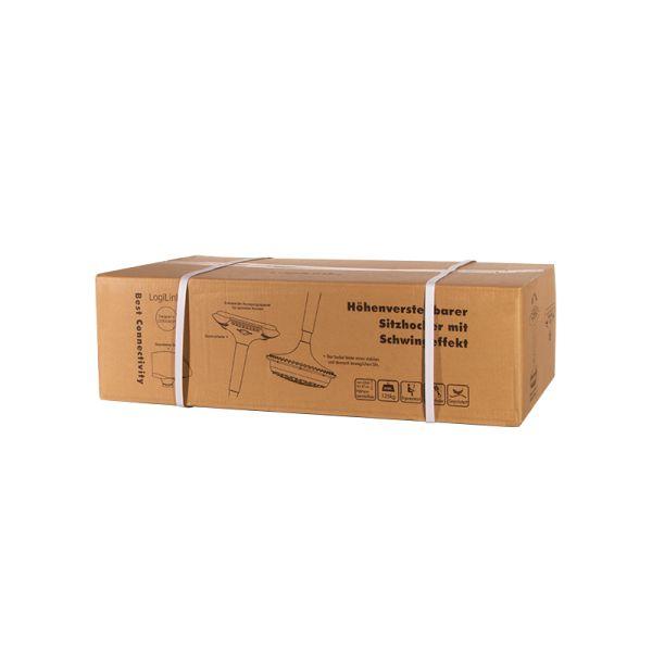 Banco Ergonómico de Escritório LOGILINK EO0011 (24 cm - Tecido - Metal - Preto) — miniatura 6