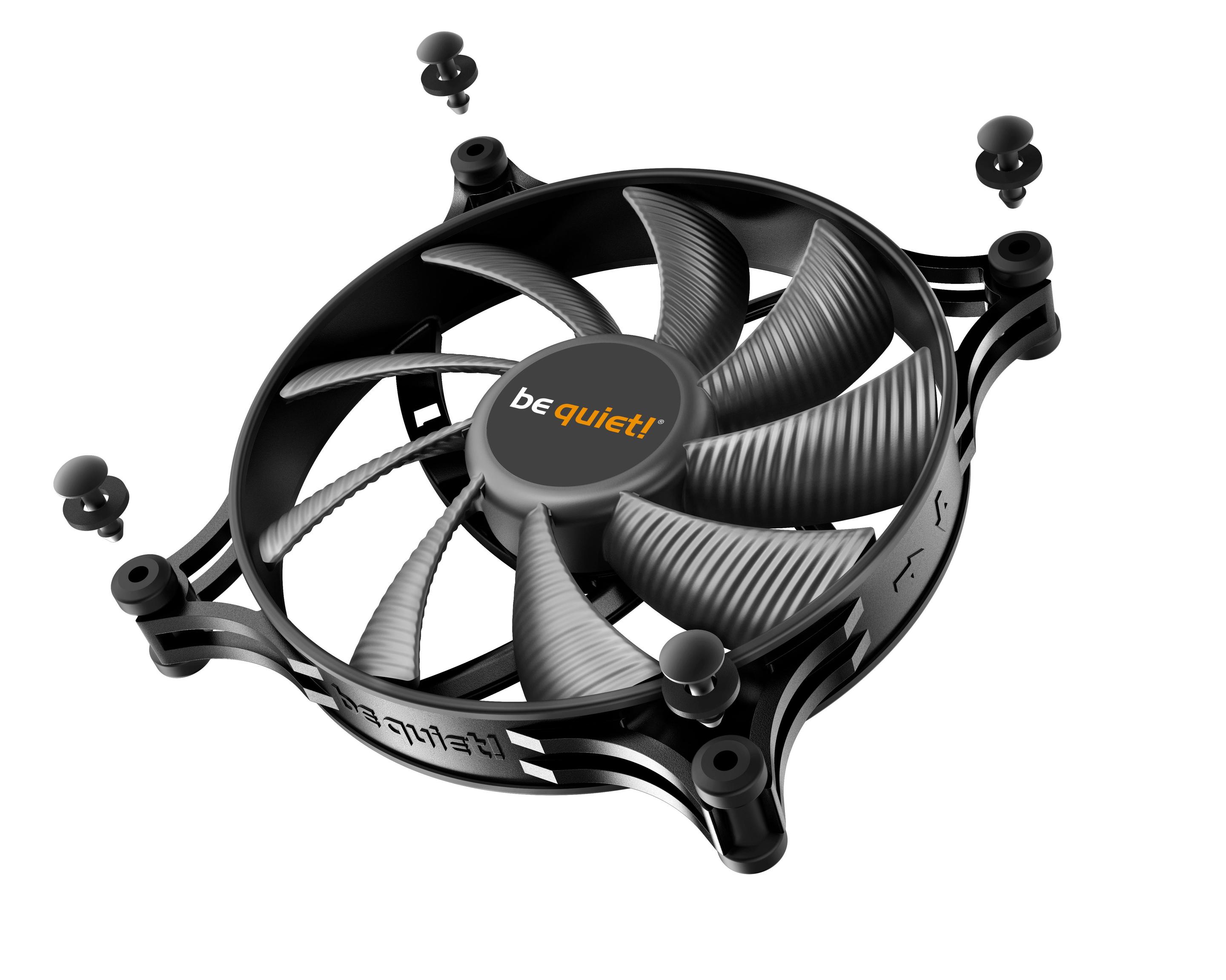 Ventoinha para Caixa PC BE QUIET! Shadow Wings 2 140mm PWM (Não suportado - 3,6 W - Preto), miniatura 4