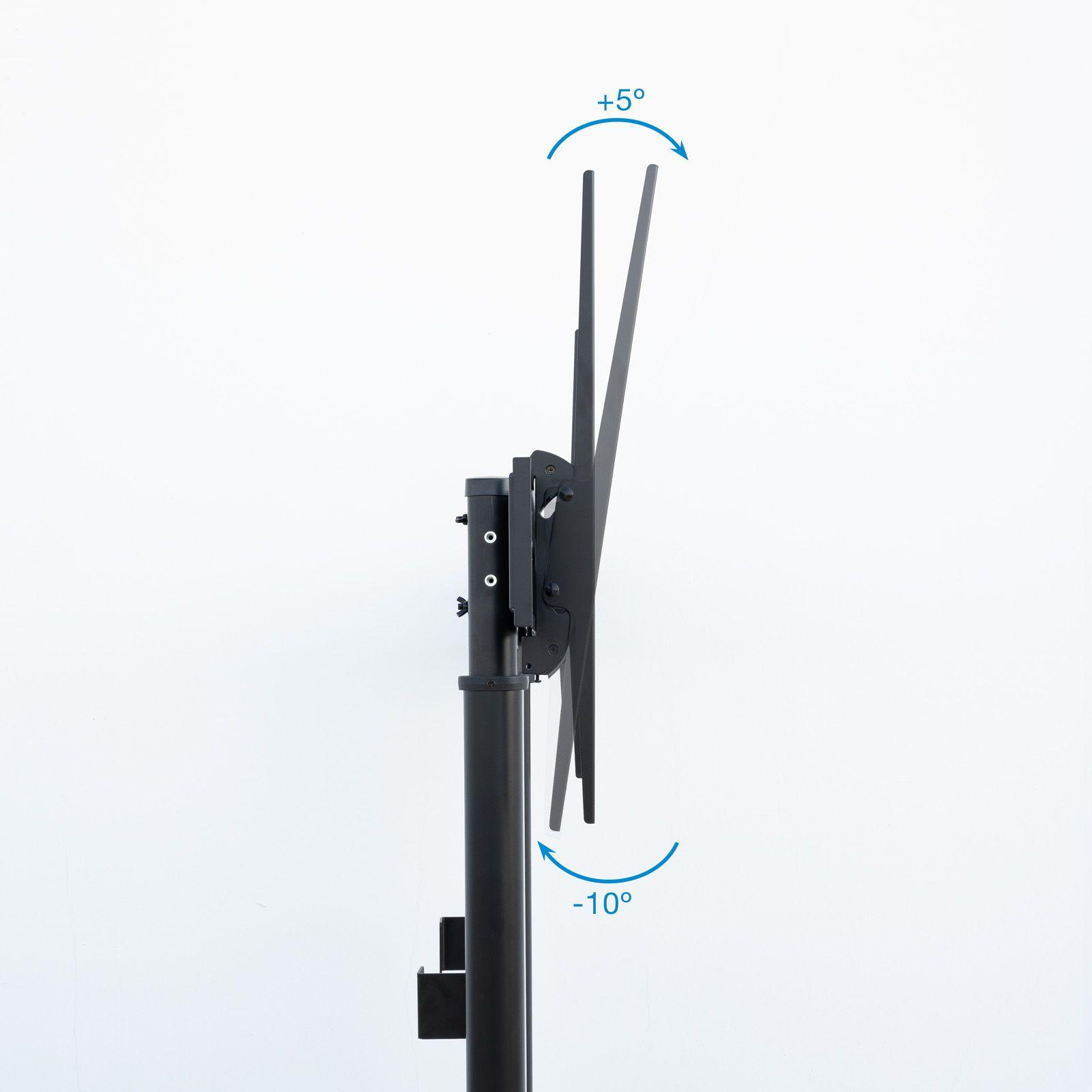 Suporte de Chão/Parede TOOQ Lottus FS2290HM-B (60-100" - VESA 1000x600 - Preto), miniatura 6