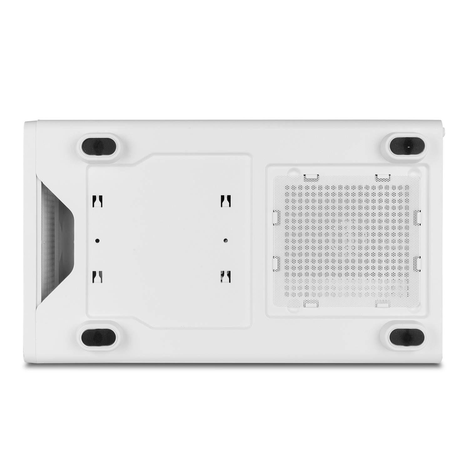 Caixa PC NOX Infinity IOTA ARGB (ATX, ITX, micro ATX - Midi Tower - ATX, Micro ATX, ITX - Branco) — miniatura 3