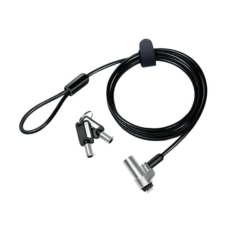 Cadeado Antirroubo para Portátil LOGILINK NBS013 (Nano Slot - 1,8 m - Preto, Prateado)
