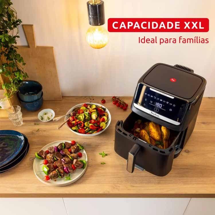 Fritadeira a Ar Independente MOULINEX Easy Fry Silence EZ8428F0 (1800 W - 220 °C - 40 °C - Preto), miniatura 4