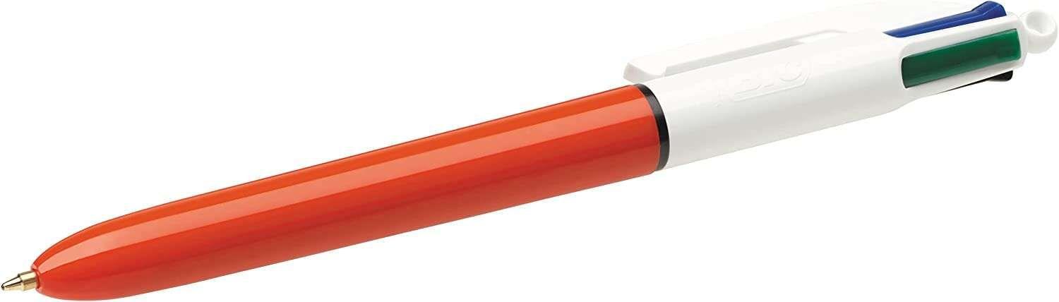 Caneta Esferográfica BIC 4 Colours Original Fine (Laranja/Branco)