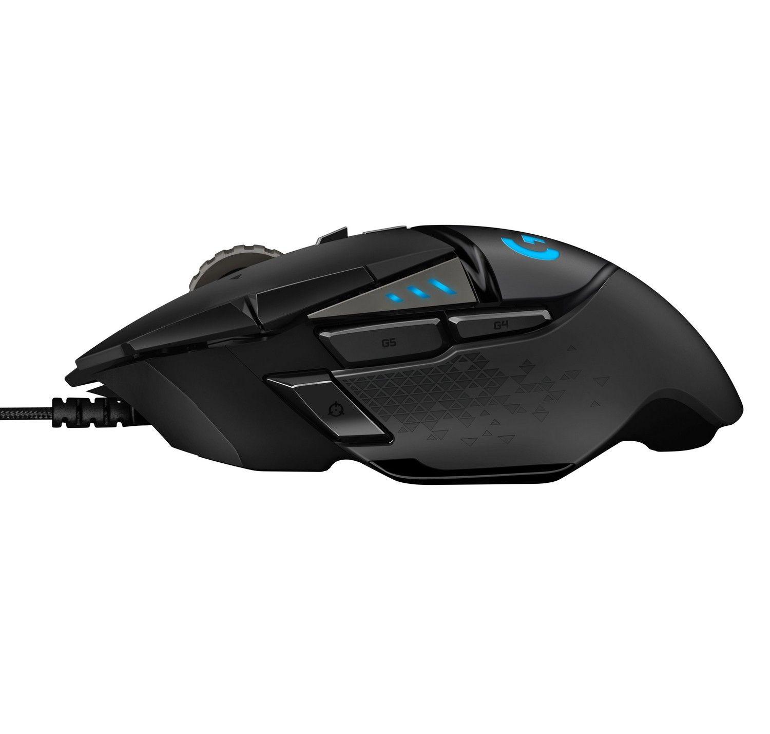 Rato LOGITECH G502 HERO (Mão direita - 25600 DPI - Ótico - Preto) — miniatura 5