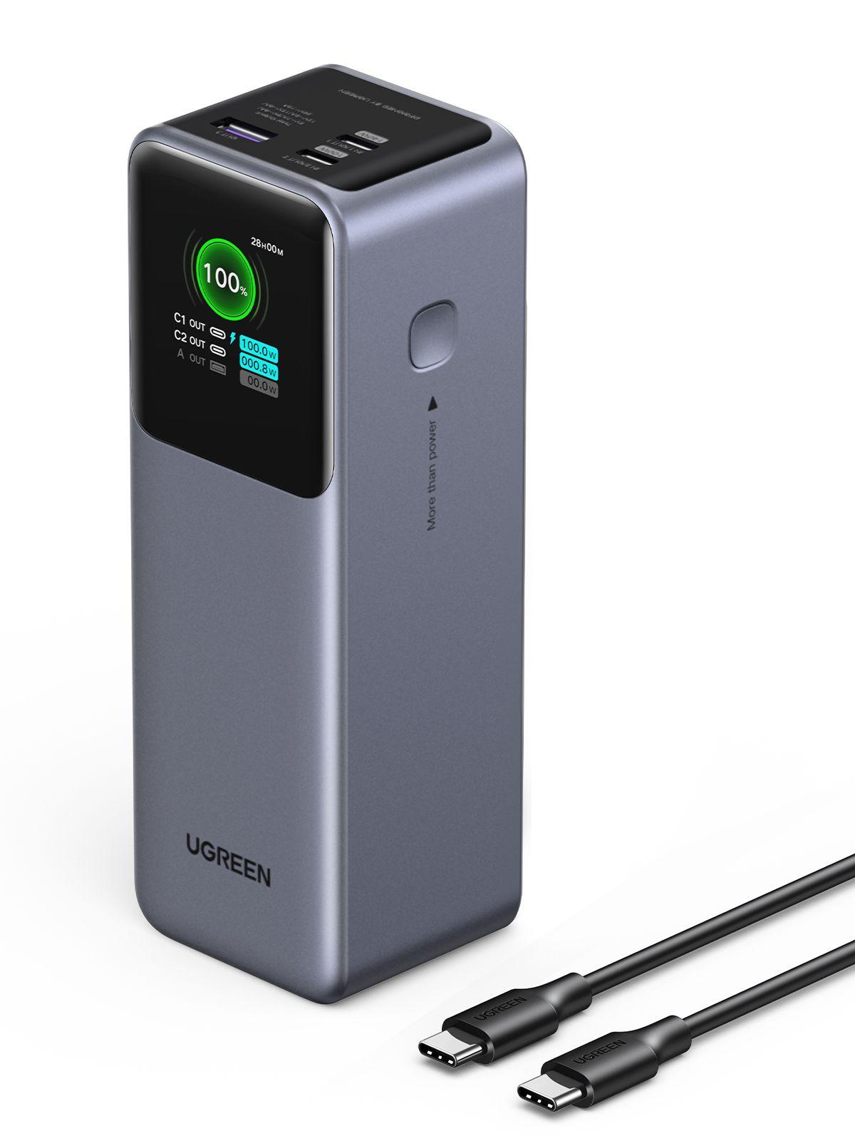 Powerbank UGREEN PB722 Nexode (25000 mAh - 200 W - Cinzento) — miniatura 2