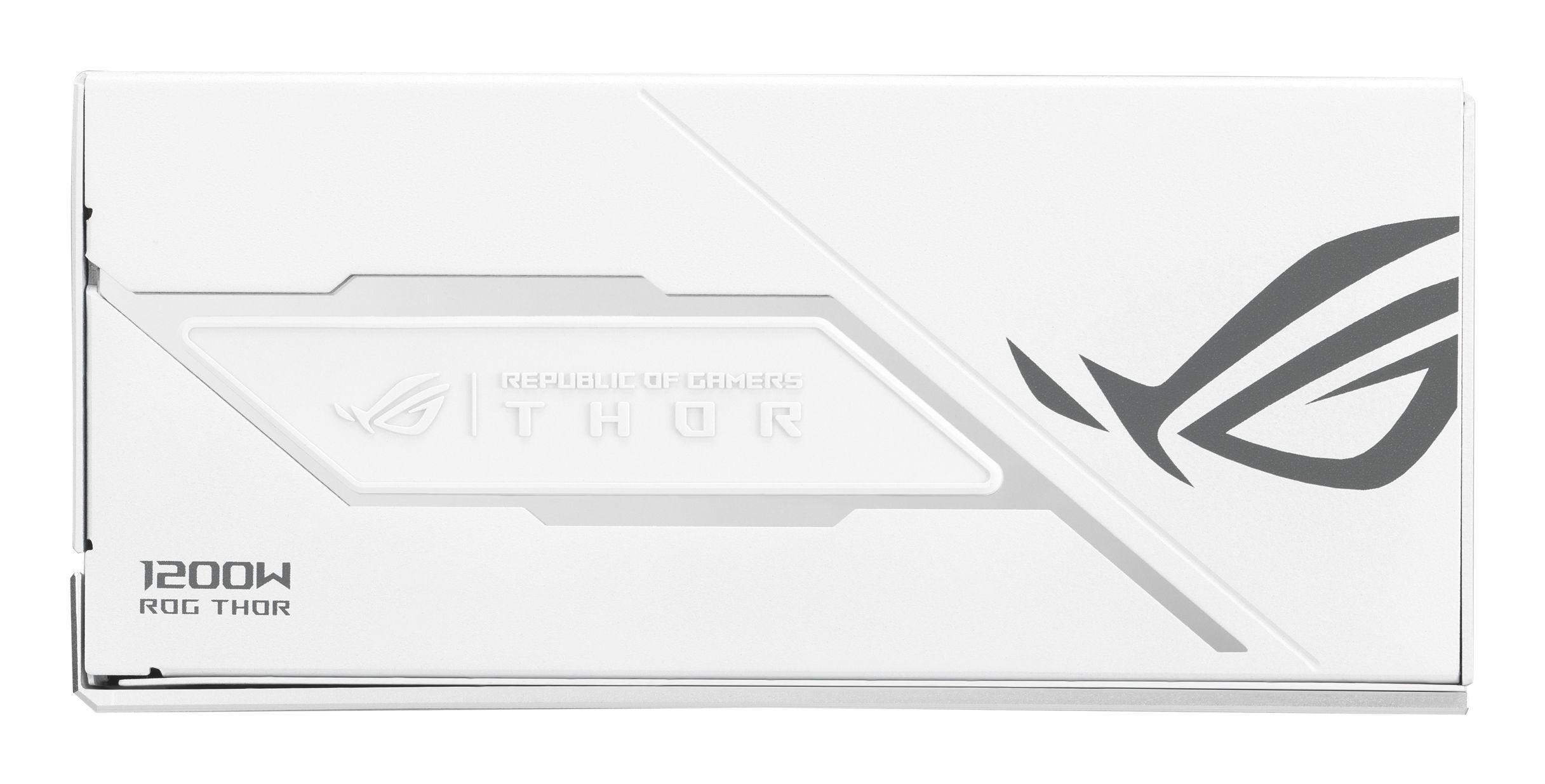 Fonte de Alimentação ASUS ROG Thor 1200P3 White Gaming Edition (ATX - 1200 W - 80 Plus Platinum - Branco), miniatura 3