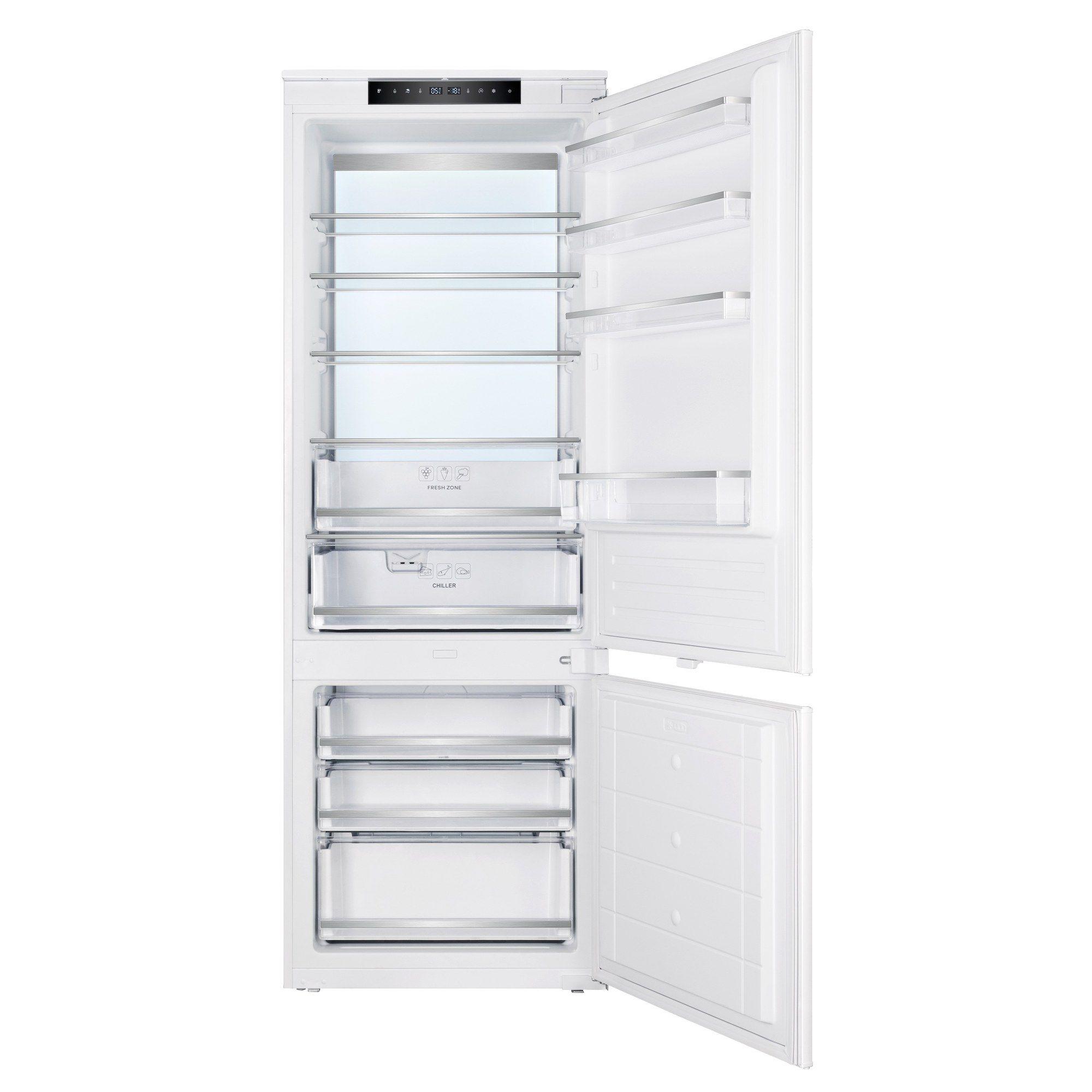 Frigorífico Combinado de Encastre NODOR HAIL 193 TNF BI 70 (341 l - 193,7x69x55 cm - 194 cm - Branco)