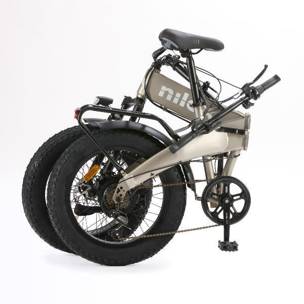 Bicicleta Elétrica Dobrável NILOX X10 (20" - 250 W - Cinzento) — miniatura 4
