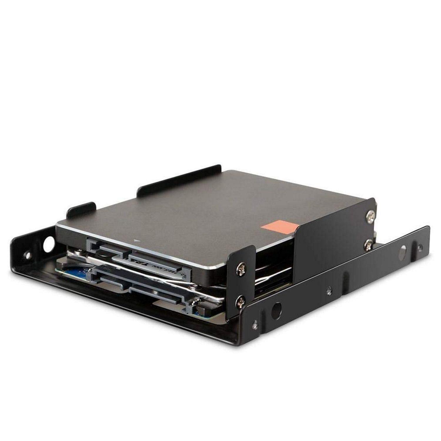 Adaptador de Baía EWENT EW7006 (3,5" para 2 x HDD/SSD 2,5" - Preto), miniatura 2