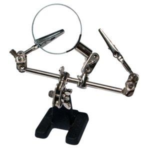Terceira Mão com Lupa LOGILINK WZ0034 (Vidro, Aço - Preto e Aço inoxidável)