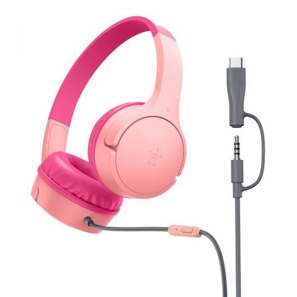 Auscultadores BELKIN SoundForm Mini (Binaural - Com fios - Circum-aural - Rosa), miniatura 2